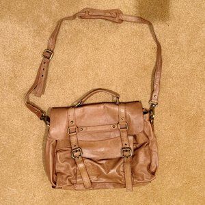 Topshop Leather Satchel Messenger Bag